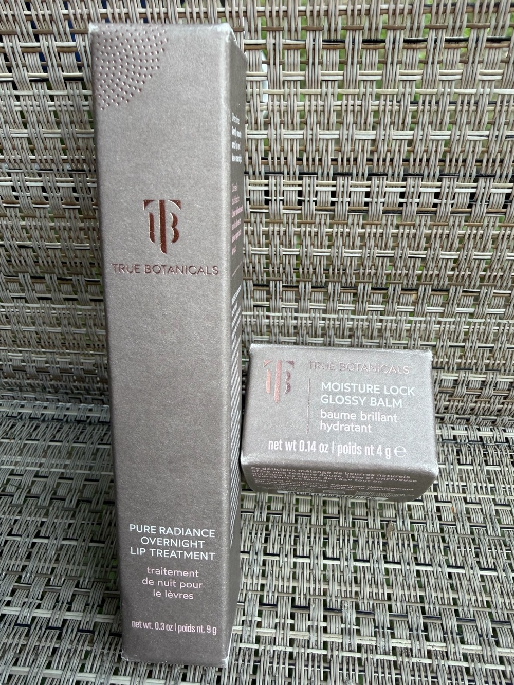 True Botanicals Lip Care Bundle | Pure Radiance Overnight Lip Treatment + Moistu